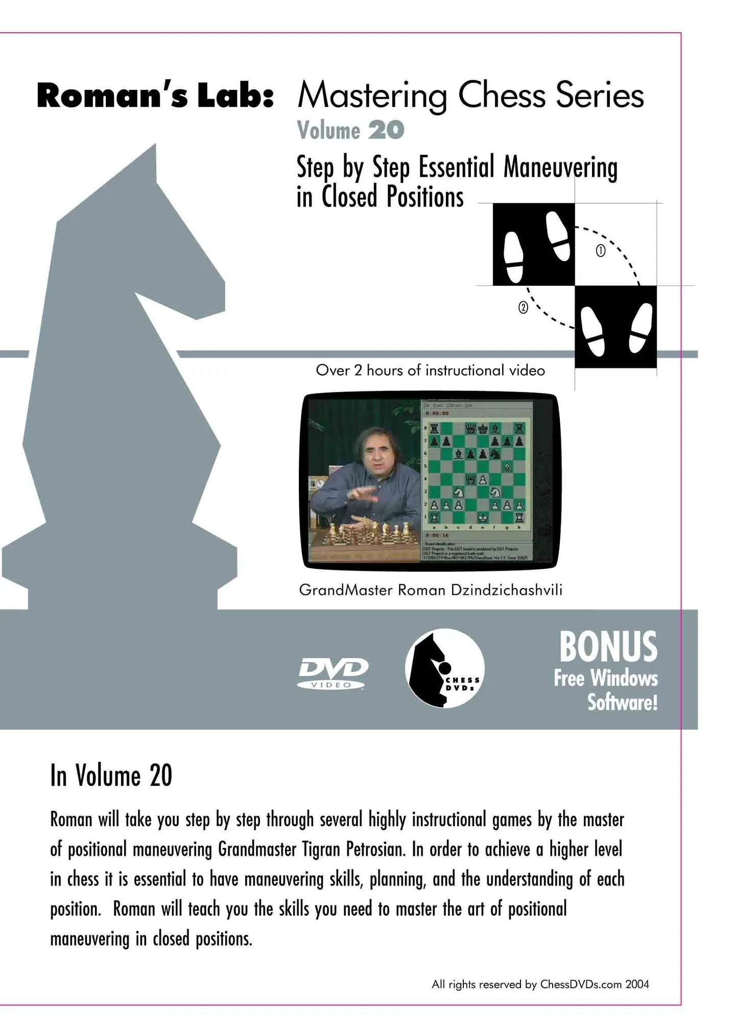 ROMAN'S LAB VOL 20 - Maneuvering In Closed Positions – US Chess Sales
