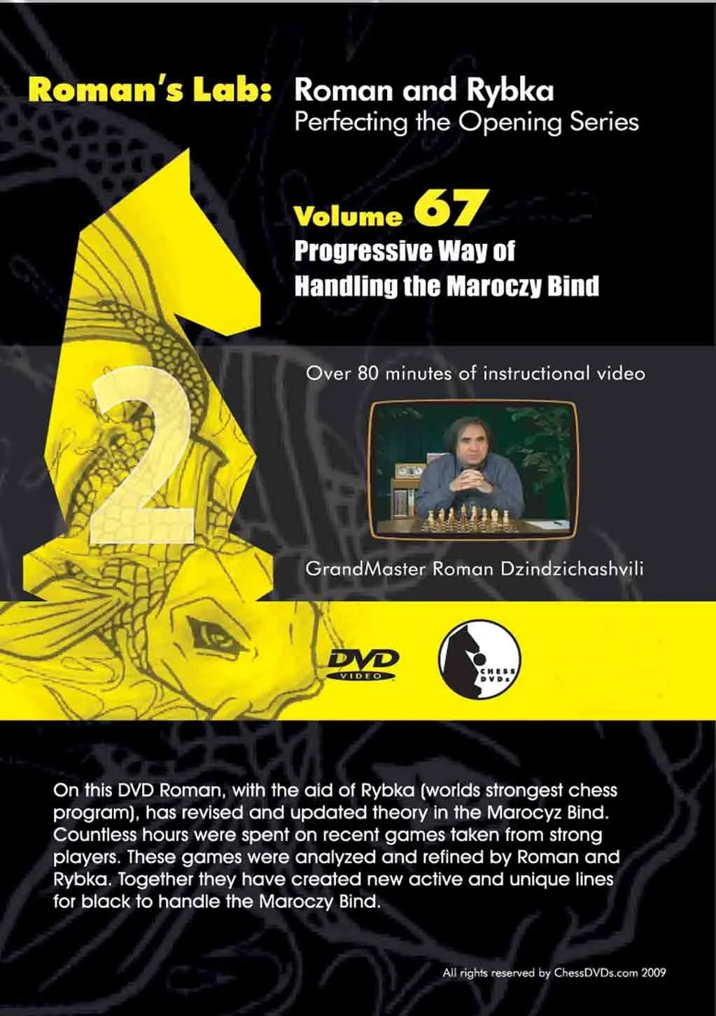 E-DVD ROMAN'S LAB - VOL 67 - Way of Handling the Maroczy – US Chess Sales