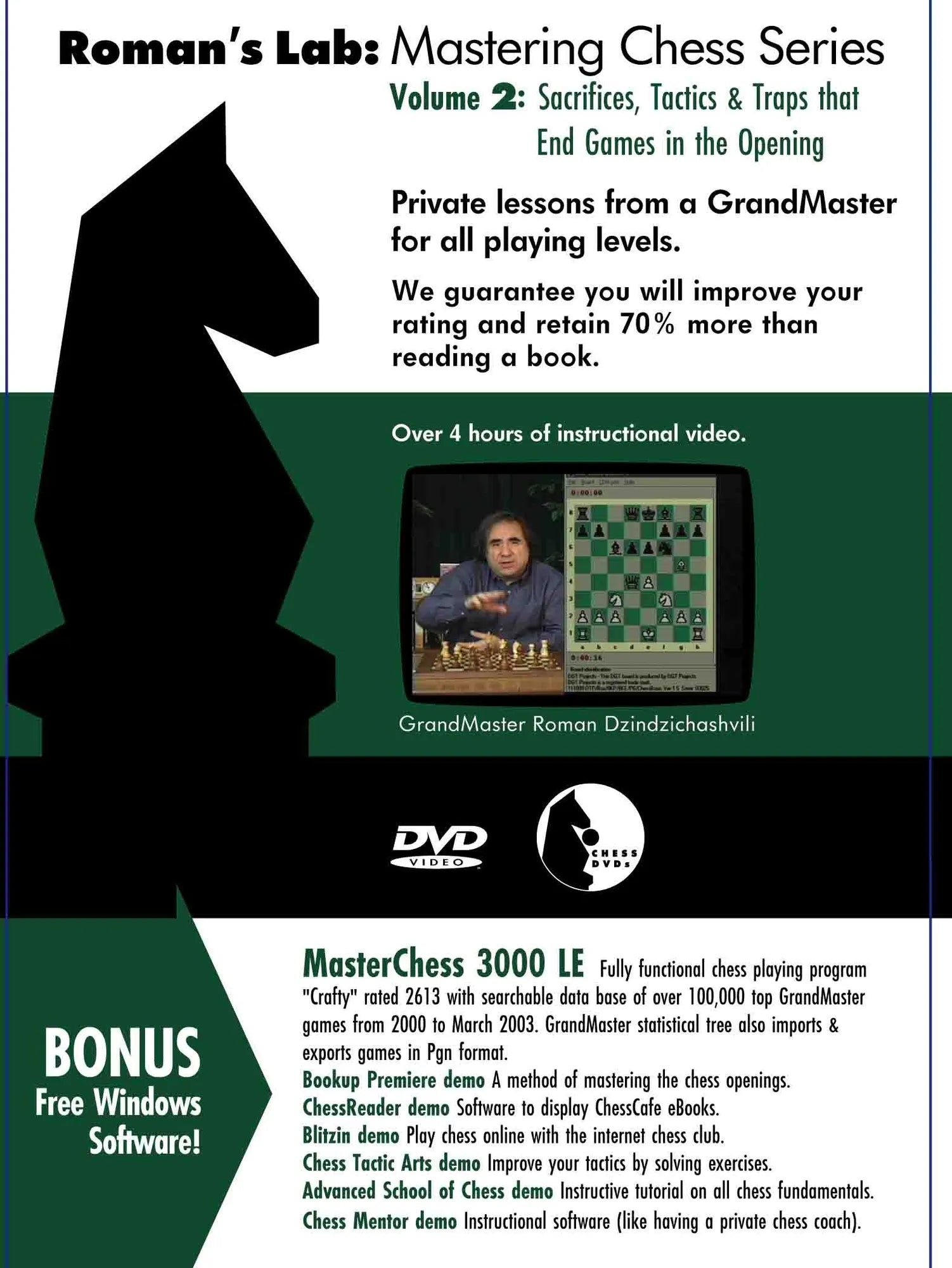 ROMAN'S LAB - VOL 2 - Sacrifices, Tactics & Traps – US Chess Sales