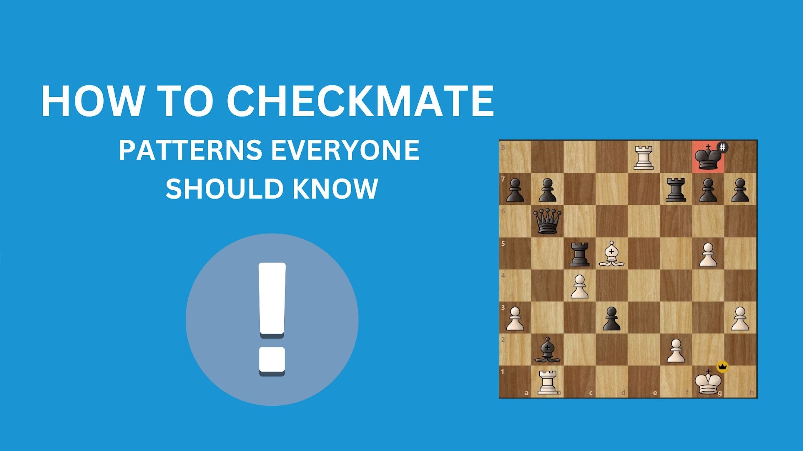 How To Checkmate: Patterns Everyone Should Know – US Chess Sales