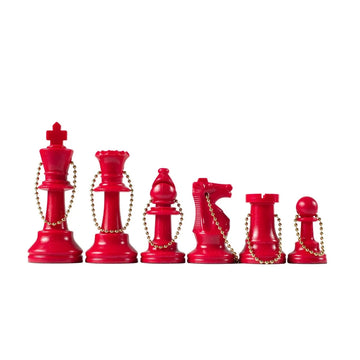Chess Pieces Keychain Set (17 Pieces)