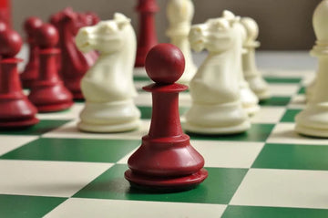 The Marshall Series Plastic Chess Pieces - 3.75