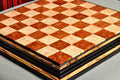 PRE-ORDER - Signature Contemporary Chess Board - RED AMBOYNA  / BIRD'S EYE MAPLE - 2.5