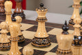 The Burnt Golden Rosewood Zagreb '59 Series Chess Pieces - 3.875