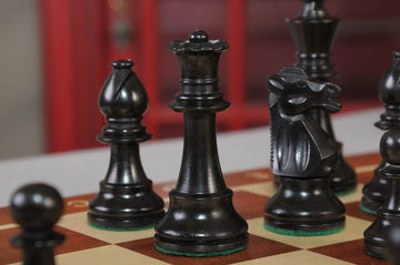 The Club Series Chess Set, Box, & Board Combination