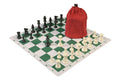 Drawstring Chess Set Combination with Mousepad Board and Single Weighed Pieces