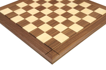 Original Walnut & Maple Reproduction of the Drueke Chess Board - 2.5