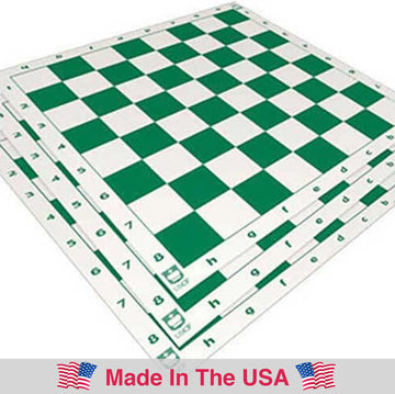 Standard Paper Tournament Chess Board - 2.25" Squares