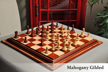 The Dubrovnik Series Gilded Chess Pieces - 3.75