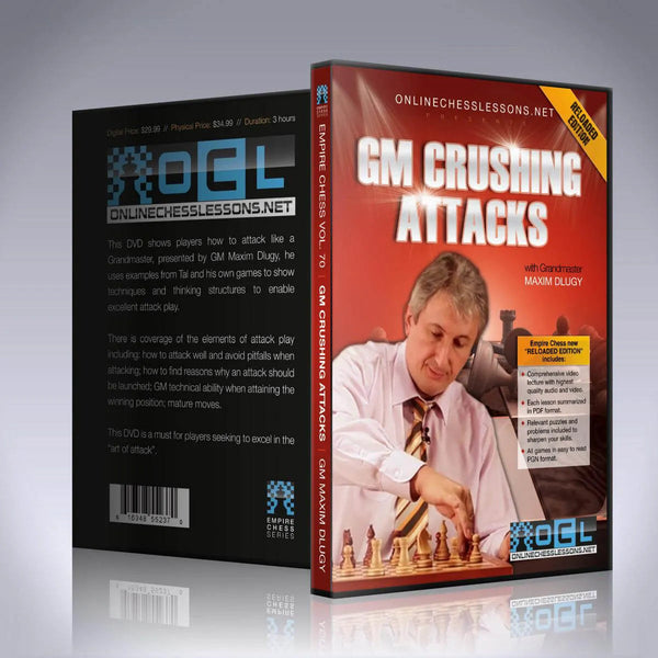 CLEARANCE GM Crushing Attacks EMPIRE CHESS