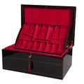 Signature Fitted Coffer Chess Box - Macassar Ebony