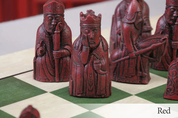 The Isle of Lewis Chess Set, Box, & Board Combination