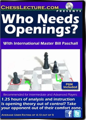 E-DVD Who Needs Openings? - Chess Lecture - Volume 90