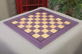 Purpleheart & Bird's Eye Maple Signature Traditional Chess Board