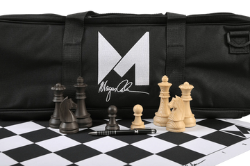 Magnus Carlsen Signature Series Chess Set, Bag And Board Combination