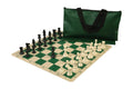 Superior Chess Set Combination with Silicone Chess Board - Triple Weighted Regulation Pieces | Silicone Chess Board | Superior Bag