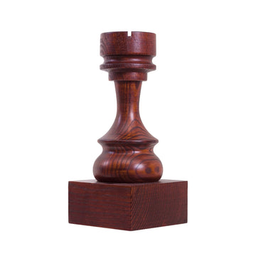 Decorative Wood Chess Piece - Rook