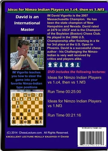 E-DVD Ideas for Nimzo Indian Players - Chess Lecture - Volume 76