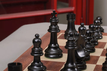 The Horn McCrillis Series Wood Chess Pieces - 3.6