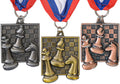 Square Chess Medals