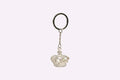 King's Crown Metal Keychain - SILVER