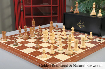 The Liberty Tournament Series Wood Chess Set Combination