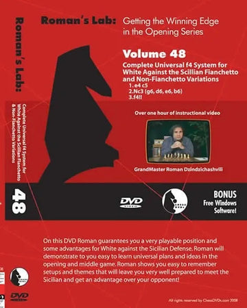 E-DVD ROMAN'S LAB - VOLUME 48 - Complete Universal f4 Systems for White Against the Sicilian Fianchetto
