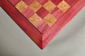 Custom Contemporary Chess Board - Purpleheart / Maple Burl - 2.5
