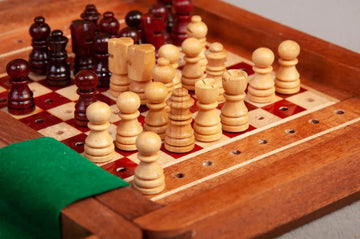 PEG WOODEN Travel Chess Set - 7