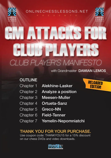 CLEARANCE - GM Attacks for Club Players - EMPIRE CHESS