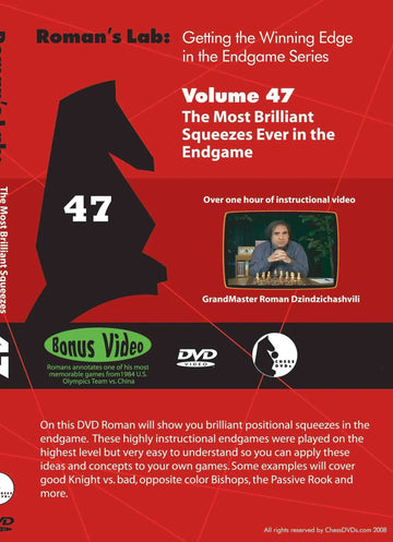 E-DVD ROMAN'S LAB - VOLUME 47 - The Most Brilliant Squeezes Ever in the Endgame