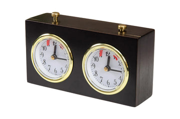 Regulation Wooden Mechanical Chess Clock