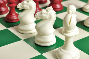 The Hastings Series Plastic Chess Pieces - 3.875