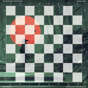 Samurai - Full Color Vinyl Chess Board