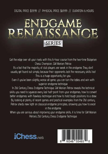 CLEARANCE - Endgame Renaissance - 21st Century Chess Endgame Technique - GM Marian Petrov - Vol. 6