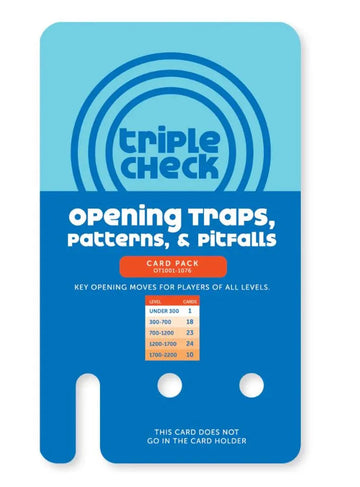 Triple Check Opening Traps, Patterns, & Pitfalls Deck (Cards Only)