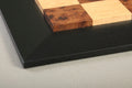 Olmo Burl, Genuine Ebony & Bird's Eye Maple Custom Contemporary II Chess Board