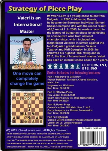 E-DVD Strategy of Piece Play - Chess Lecture - Volume 141