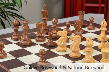 The Ultimate Grandmaster Series Wood Chess Set, Box, & Board Combination