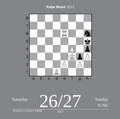 PRE-ORDER - Chess 2027 Day-to-Day Calendar:  A Year of Chess Puzzles