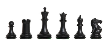 The Fischer Series Plastic Chess Pieces - 3.75