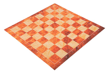 Burl Wood - Full Color Thin Mousepad Chess Board