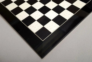 Blackwood and Bird's Eye Maple Standard Traditional Chess Board - Gloss Finish