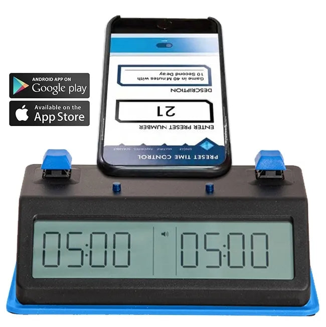 Chess Timer Tap Tap N Set Digital Chess Clock - Available in Push Button or Touch ...