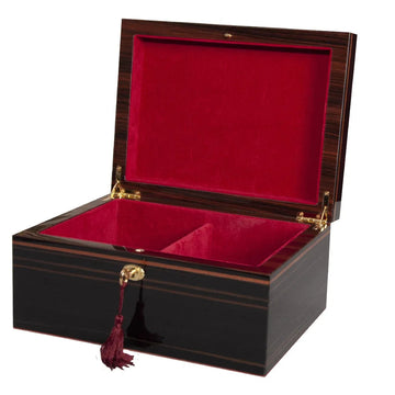 Signature Premium Chess Box - Macassar Ebony