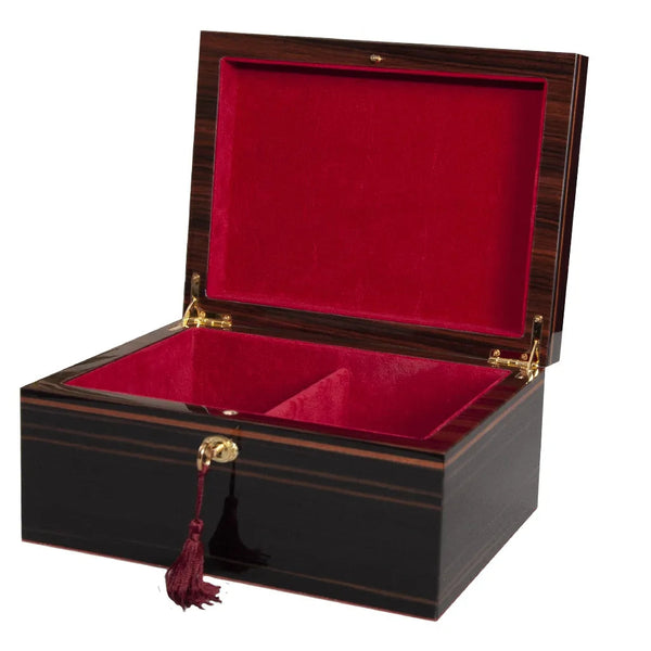 Signature Premium Chess Box Macassar Ebony