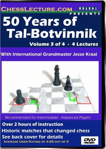 E-DVD 50 Years of Tal-Botvinnik - 4 DVD's - Chess Lecture - Volume 24