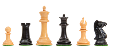 The Morphy Series Luxury Chess Pieces - 4.4" King