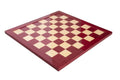 Redwood Burl & Maple Signature Traditional Chess Board - Gloss Finish