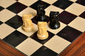 Black Anegre and Bird's Eye Maple Standard Traditional Chess Board